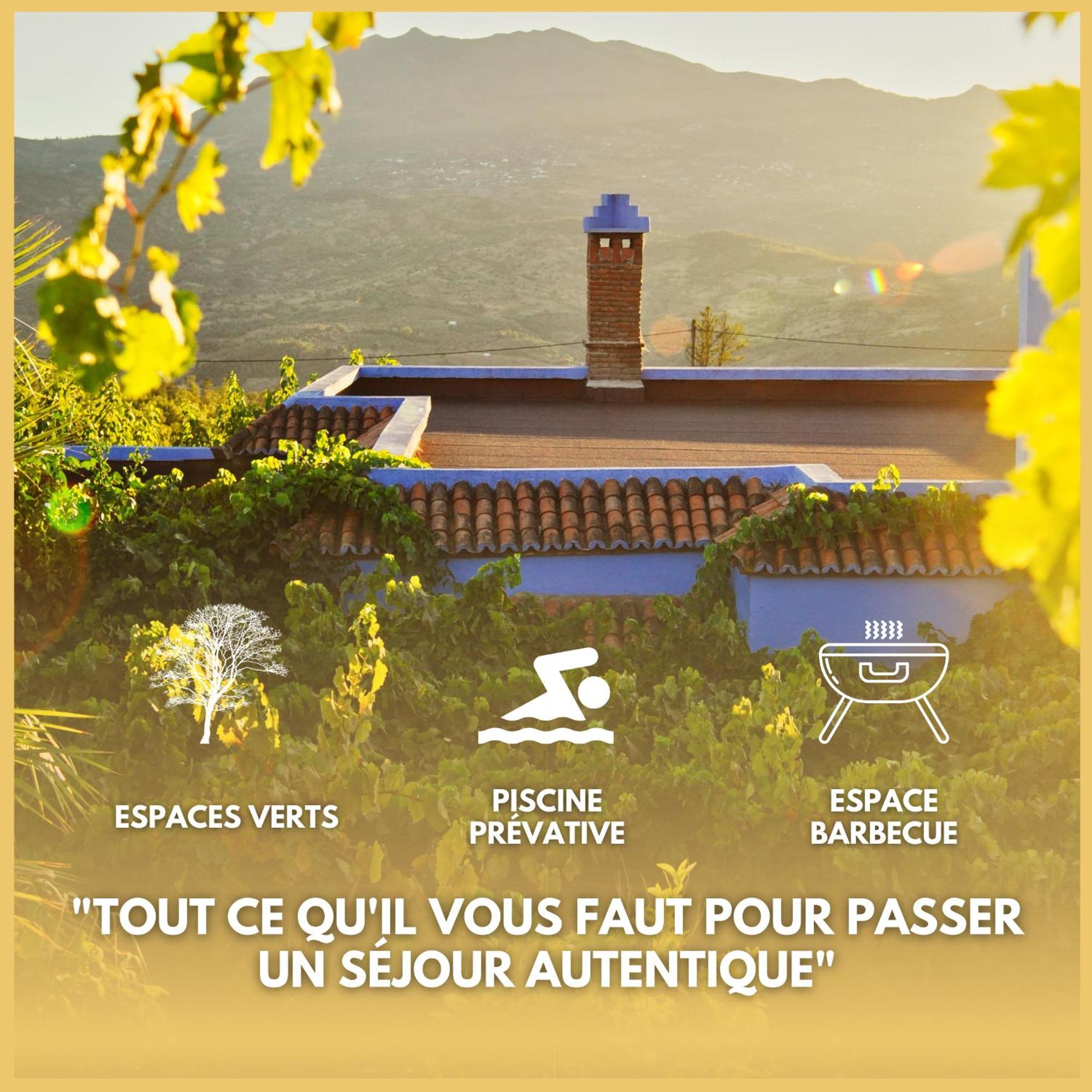 Villa Authentique Avec Vue Panoramique A 3 Km De Chefchaouen Bagian luar foto
