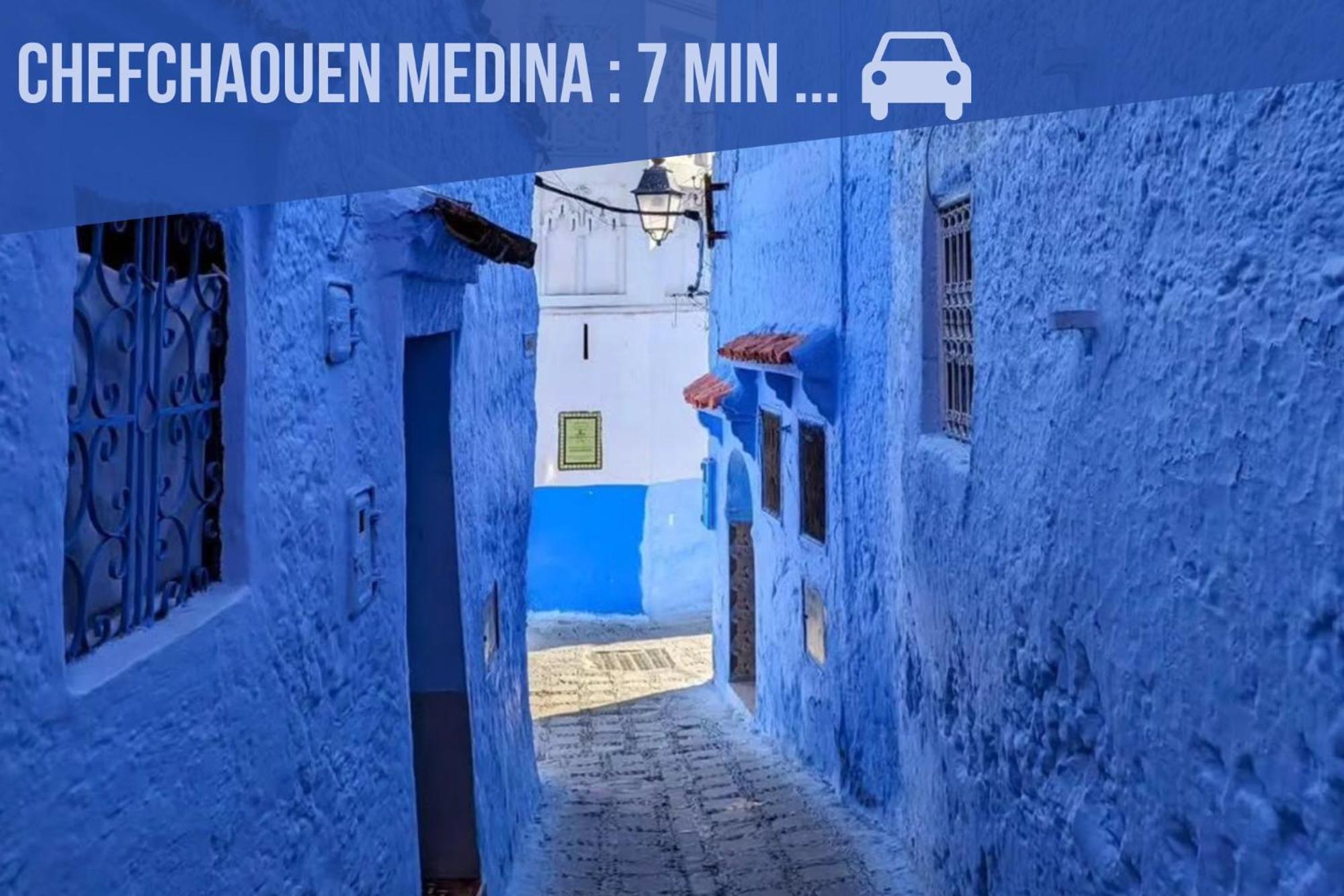 Villa Authentique Avec Vue Panoramique A 3 Km De Chefchaouen Bagian luar foto
